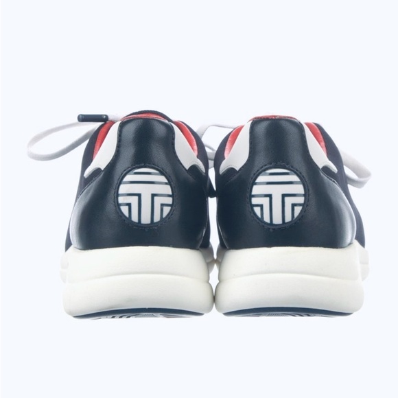 Tory Burch navy blue and red sneaker - Picture 3 of 11